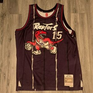 Raptors Vince Carter Mint Condition Offical M&S Basketball Jersey